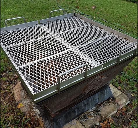 sheet metal bbq grill fabrication|scrap metal grill grates.